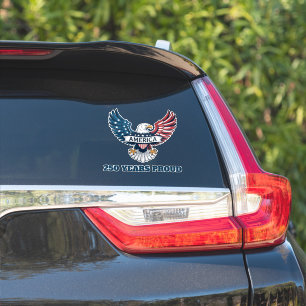 Patriotic Eagle 250th Anniv America Independence Sticker