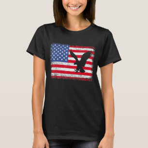 Patriotic Eagle 4th Of July Usa American Flag T-Shirt