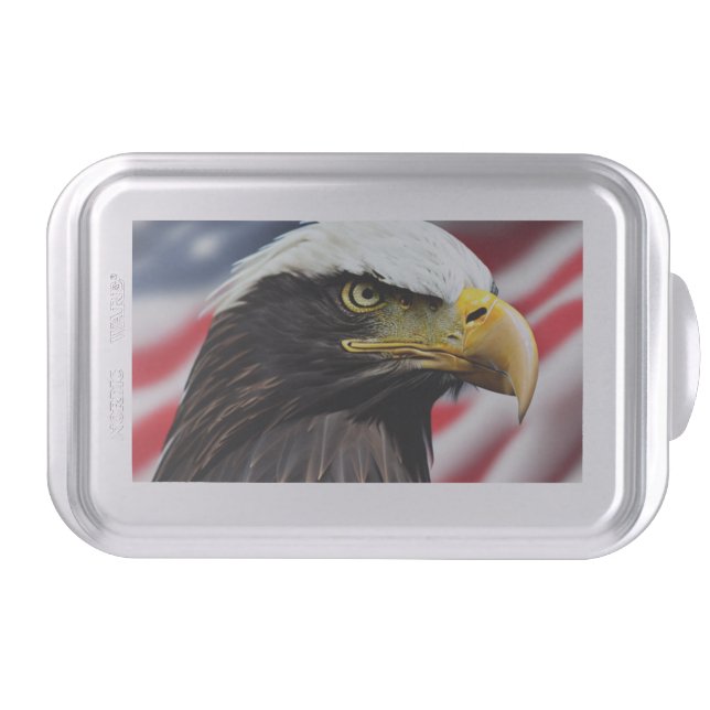 Patriotic/Eagle/American/USA  Cake Pan (Front)