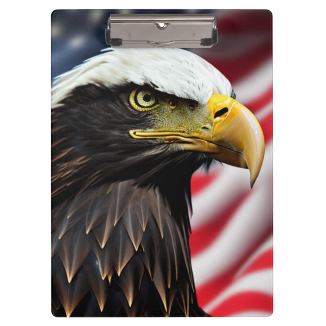 Patriotic/Eagle/American/USA  Clipboard (Front)