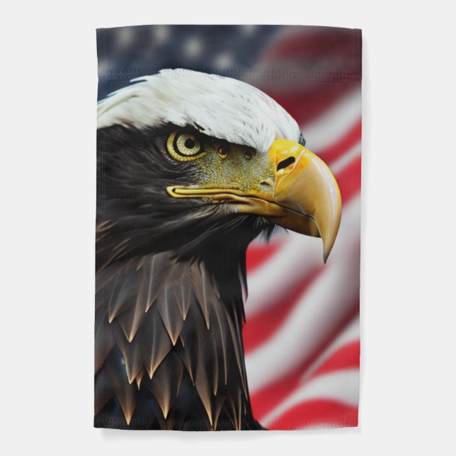 Patriotic/Eagle/American/USA  Garden Flag (Front)