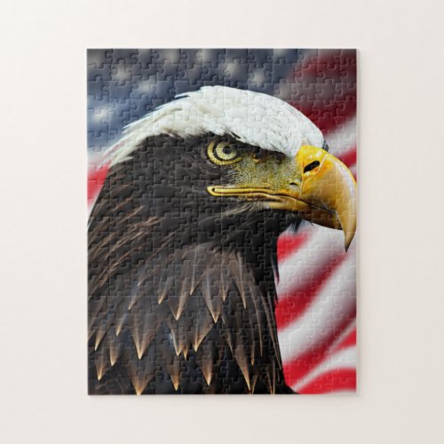 PatrioticEagleAmericanUSA  Jigsaw Puzzle