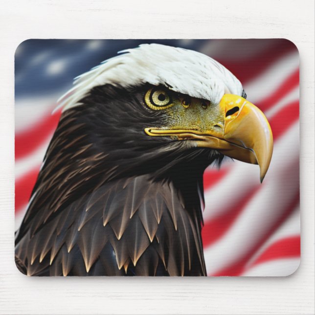 Patriotic/Eagle/American/USA  Mouse Pad (Front)