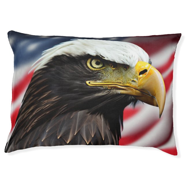 Patriotic/Eagle/American/USA  Pet Bed (Front)