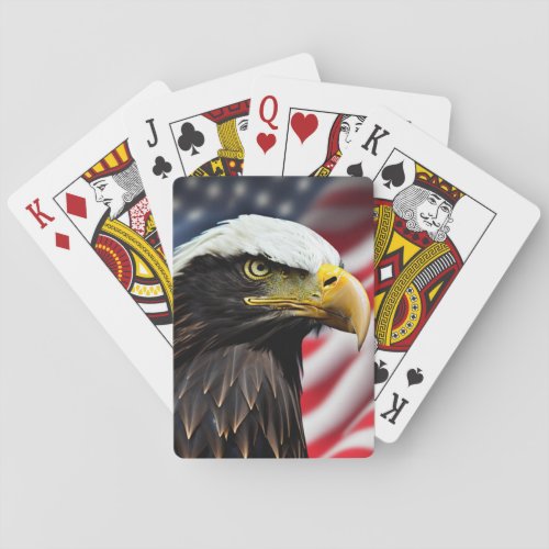 PatrioticEagleAmericanUSA  Poker Cards
