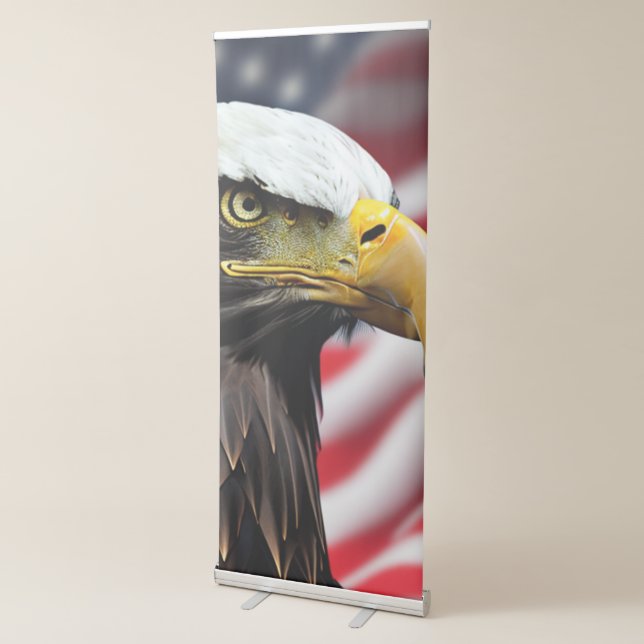 Patriotic/Eagle/American/USA  Retractable Banner (3/4)