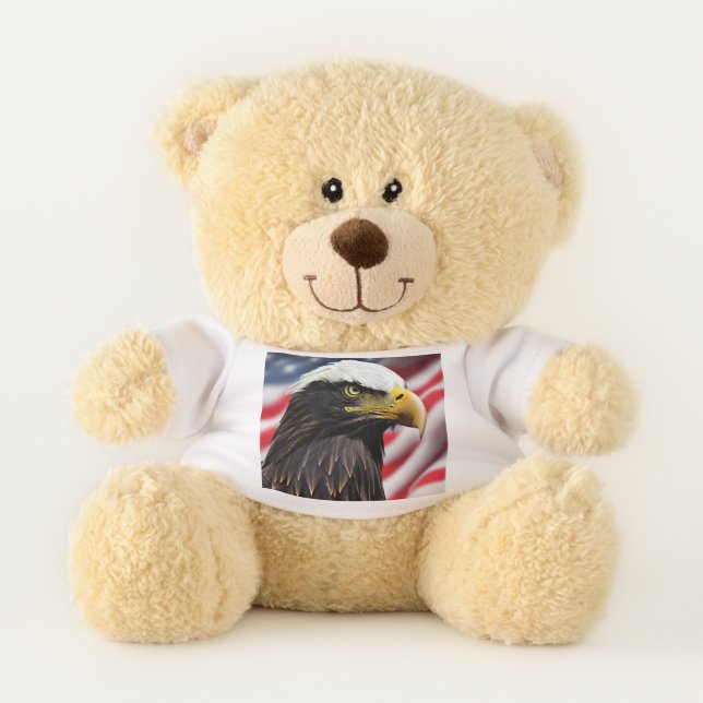 Patriotic/Eagle/American/USA  Teddy Bear (Front)