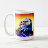 Alaska Eagle And Flag Coffee Mug | Zazzle