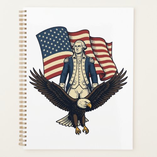 Patriotic Eagle and Colonial General Vintage Vecto Planner