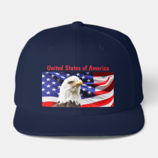 Patriotic Eagle and the American Flag Visor