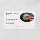 Patriotic Eagle Business Card
