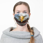 Patriotic Eagle Face Mask (Worn)
