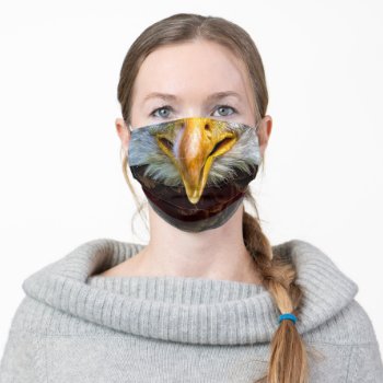 Patriotic Eagle Face Mask by sharonrhea at Zazzle