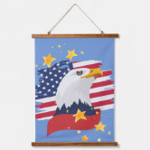 Philadelphia Eagles Usa Flag Art Tapestry