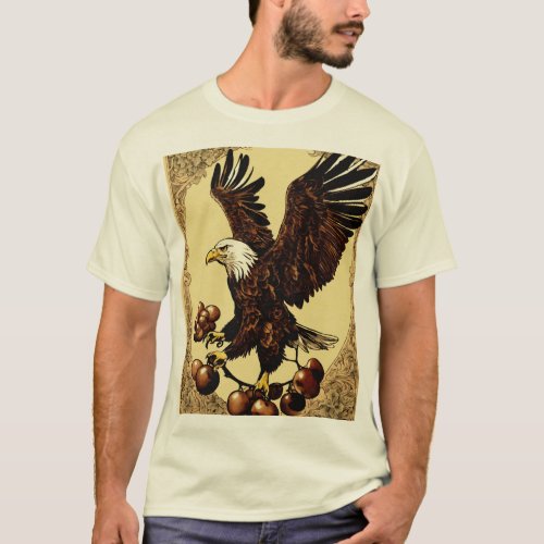 Patriotic Eagle Freedom T_Shirt Design