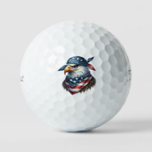 Patriotic Eagle Golf Balls