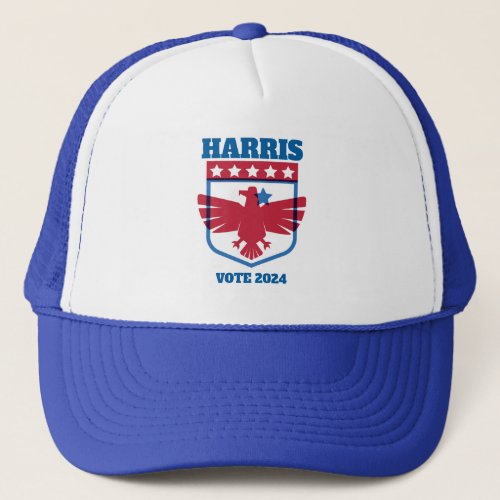 Patriotic Eagle Harris Trucker Hat