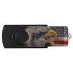 Patriotic Eagle Image Flash Drive