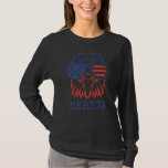 Patriotic Eagle Merica 4th Of July American Flag S T-Shirt