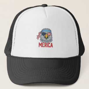 Patriotic Eagle Merica Vintage Engraving Shirt Des Trucker Hat