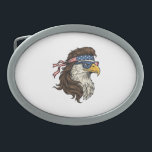 Patriotic Eagle Mullet Vintage Engraving Vector De Belt Buckle<br><div class="desc">Patriotic Eagle Mullet Vintage Engraving Vector Design_1</div>