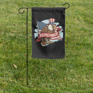 Patriotic Eagle "Remember" American Flag Design
