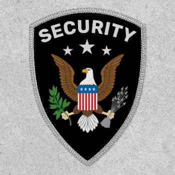 Patriotic Eagle Security Patch by JerryLambert at Zazzle