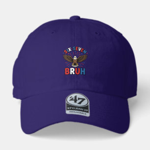 Patriotic Eagle Six Seven Bruh Vector Design_1 47 Brand Hat