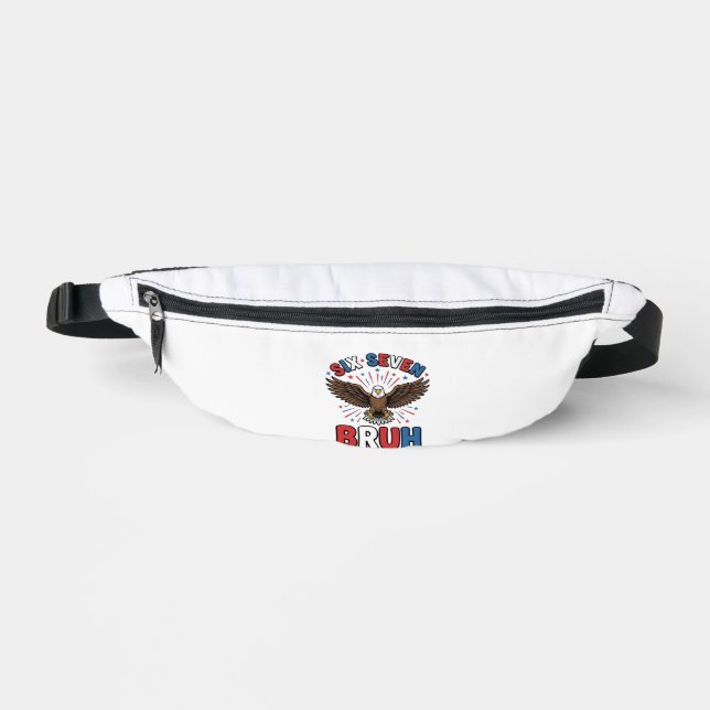 Patriotic Eagle Six Seven Bruh Vector Design_1 Fanny Pack (Front)