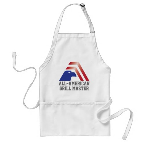 Patriotic Eagle Stripes_All_American Grill Master Adult Apron