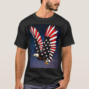 Patriotic Eagle T-Shirt – Bold American Spirit in