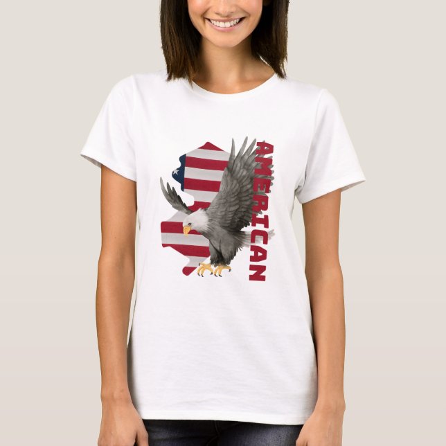 Patriotic Eagle Tee (Front)