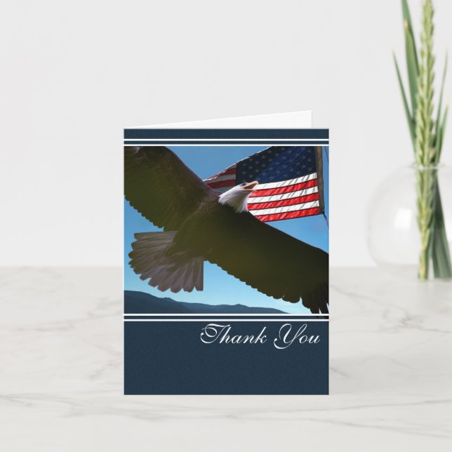 Patriotic Eagle Thank You (Front)