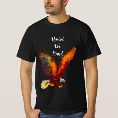Patriotic Eagle United We Stand T_shirt 