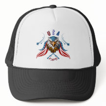Patriotic Eagle USA FAFOTrucker Hat