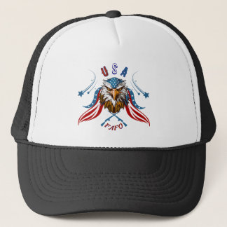 Patriotic Eagle USA FAFOTrucker Hat