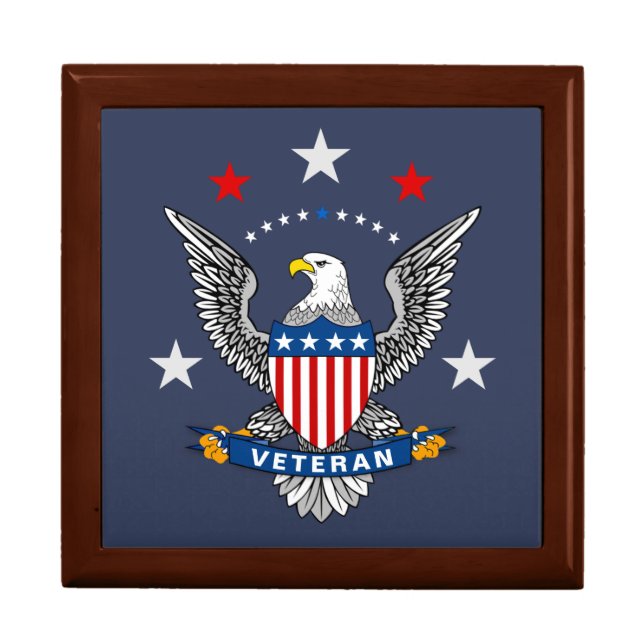 Patriotic Eagle Veteran Gift Box (Front)