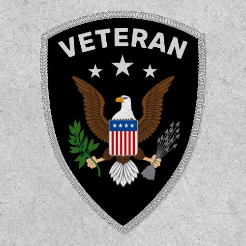 Patriotic Eagle Veteran Patch
