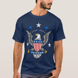 Patriotic Eagle Veteran T-Shirt