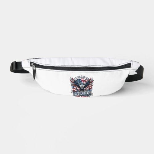 Patriotic Eagle Wolf Hybrid Animal Hybrid Patrioti Fanny Pack