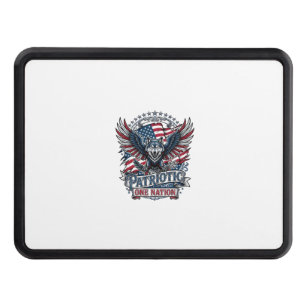 Patriotic Eagle Wolf Hybrid Animal Hybrid Patrioti Hitch Cover