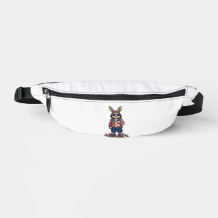 Patriotic Easter Bunny Vintage Vector Shirt_1 Fanny Pack