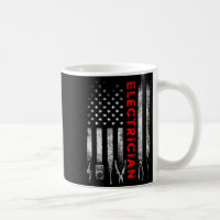 Patriotic Electrician American Flag Fathers Day
