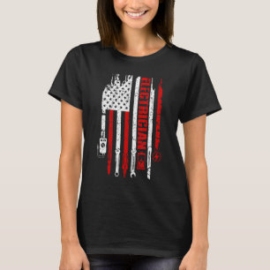 Patriotic Electricians American Humor Lineman T-Shirt