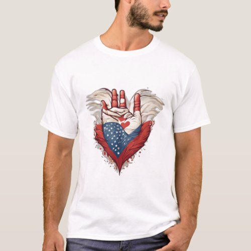 Patriotic Elegance T_Shirt Collection