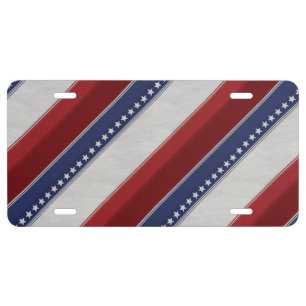 Patriotic Elements License Plate