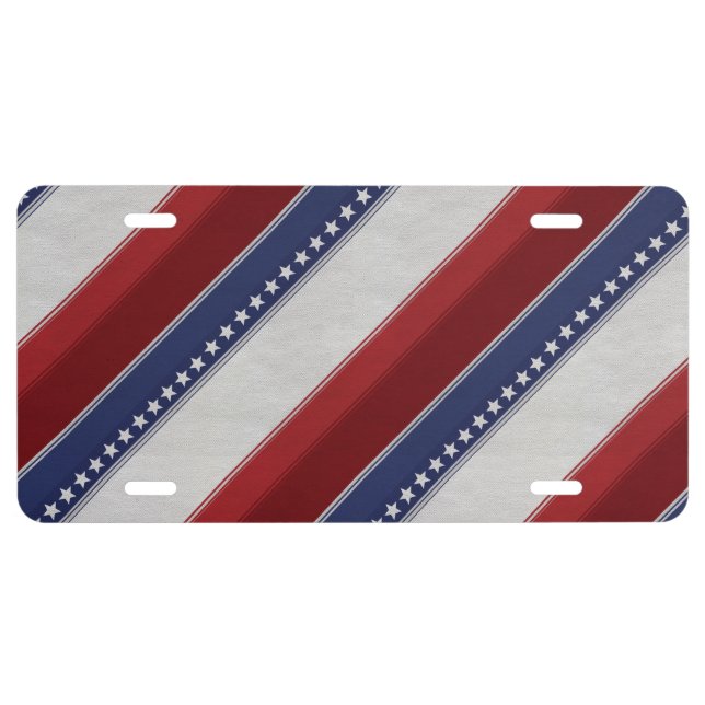 Patriotic Elements License Plate (Front)