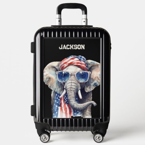 Patriotic Elephant  Luggage