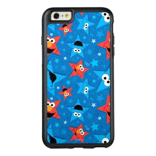 Patriotic Elmo and Cookie Monster Pattern OtterBox iPhone 66s Plus Case