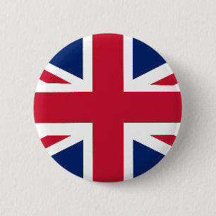 Patriotic English Flag Button
